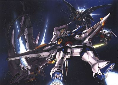 Gundam Wing - оригинальные обои рабочего стола