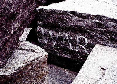 война, скалы, камни, травление - оригинальные обои рабочего стола