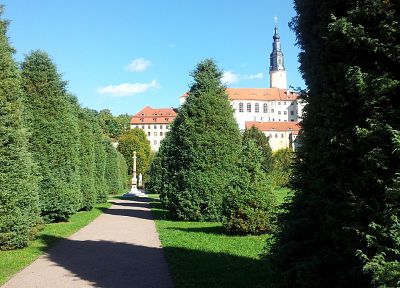 пейзажи, Schloss Weesenstein - оригинальные обои рабочего стола