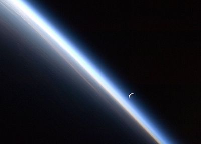 космическое пространство, Луна, Земля - случайные обои для рабочего стола