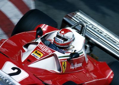 Феррари, Формула 1, Клей Regazzoni - копия обоев рабочего стола