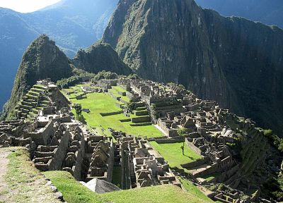 пейзажи, здания, Перу, древний, Мачу-Пикчу - оригинальные обои рабочего стола