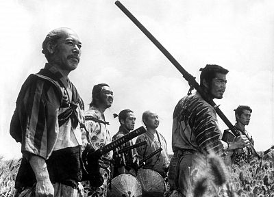 японский, Семь самураев - обои на рабочий стол
