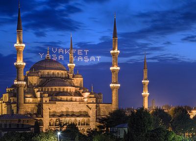 Турция, Стамбул, султан, Голубая мечеть - копия обоев рабочего стола