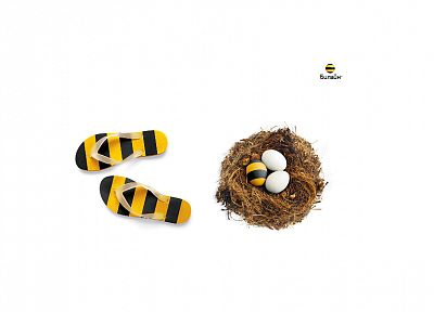 яйца, пчелы - оригинальные обои рабочего стола