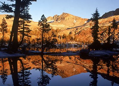 Калифорния, сумерки, Национальный парк, Йосемитский национальный парк - копия обоев рабочего стола