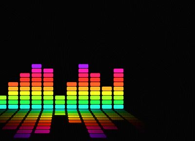 музыка, радуга, цвета - случайные обои для рабочего стола