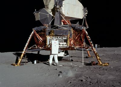 космическое пространство, Луна, НАСА - оригинальные обои рабочего стола