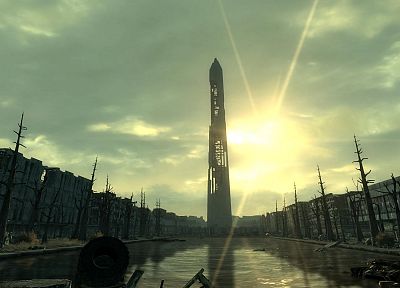 постапокалиптический, Fallout 3 - случайные обои для рабочего стола