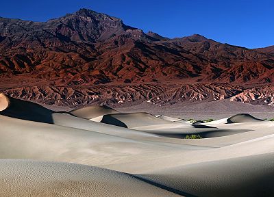 горы, пустыня, дюны - оригинальные обои рабочего стола