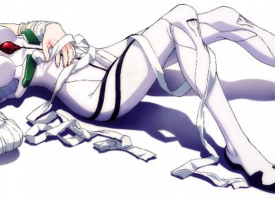 Ayanami Rei, Neon Genesis Evangelion (Евангелион), простой фон - оригинальные обои рабочего стола