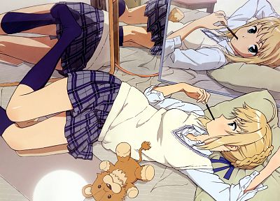 Fate/Stay Night (Судьба), Type-Moon, Сабля, аниме девушки, Fate series (Судьба) - обои на рабочий стол