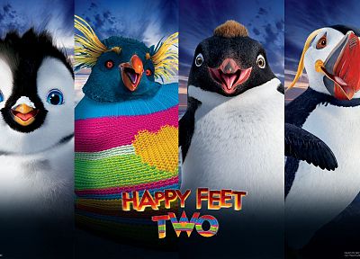 кино, Warner Bros., Happy Feet 2 - случайные обои для рабочего стола