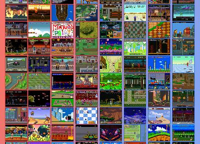 видеоигры, скриншоты, Sega Genesis, Super Nintendo - оригинальные обои рабочего стола