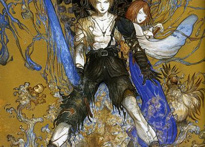 Final Fantasy, Final Fantasy X, Yoshitaka Амано - оригинальные обои рабочего стола