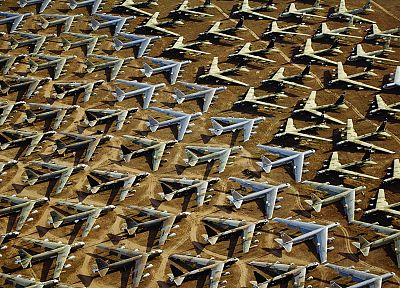 Аризона, Б-52 Stratofortress, ВВС США, ВВС, Bone Yard - обои на рабочий стол