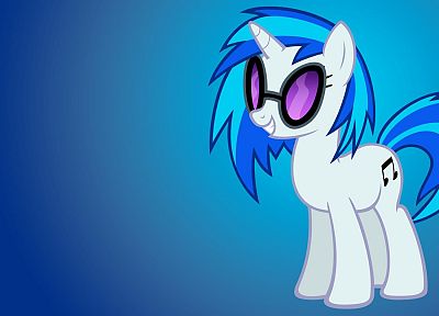 мультфильмы, синий, единороги, темные очки, My Little Pony, Винил Скретч, DJ Pon - 3, DJ Ponny, My Little Pony : Дружба Магия - похожие обои для рабочего стола