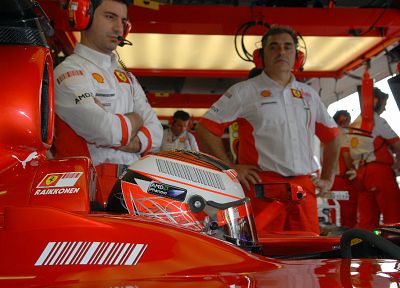 Феррари, Формула 1, Кими Raikonnen, Фелипе Масса, Scuderia Ferrari - обои на рабочий стол