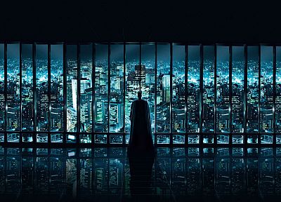 Бэтмен, Gotham City - оригинальные обои рабочего стола