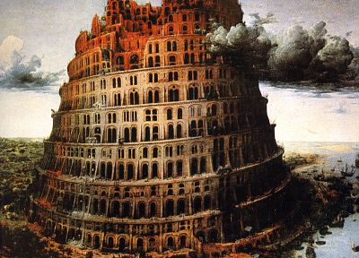 башня, Вавилонская башня, Питер Брейгель - копия обоев рабочего стола