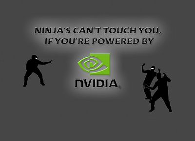 Nvidia, ниндзя не могу поймать вас , если - оригинальные обои рабочего стола