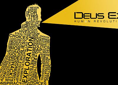 видеоигры, Deus Ex, Deus Ex : Human Revolution - оригинальные обои рабочего стола