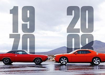 2008, Dodge Challenger, 1970 - случайные обои для рабочего стола