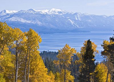 осень, Калифорния, Lake Tahoe - случайные обои для рабочего стола