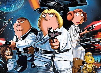 Звездные Войны, Family Guy - оригинальные обои рабочего стола