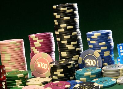покер, фишки для покера - случайные обои для рабочего стола