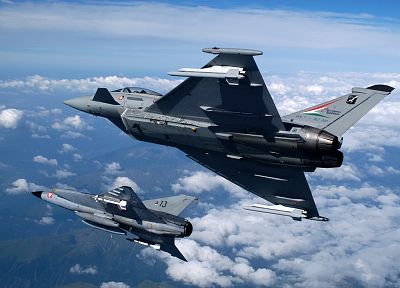 самолет, Eurofighter Typhoon, самолеты - оригинальные обои рабочего стола
