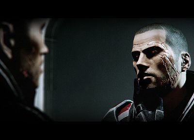 Mass Effect, Масс Эффект 2, Командор Шепард - копия обоев рабочего стола