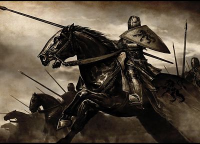 рыцари, лошади, Mount \u0026 стеклоочистителя, произведение искусства, средневековый, Swadia - случайные обои для рабочего стола