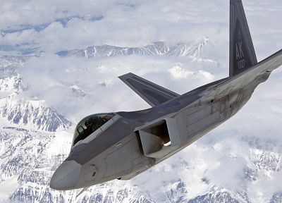 самолет, F-22 Raptor - оригинальные обои рабочего стола