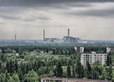 ядерный, Чернобыль, электростанции, HDR фотографии - копия обоев рабочего стола
