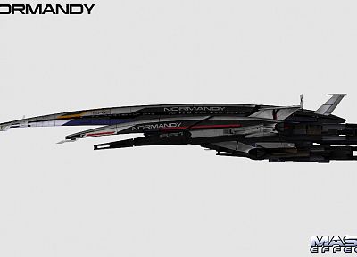 Нормандия, футуристический, Mass Effect, космические корабли, транспортные средства - оригинальные обои рабочего стола