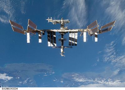 космическое пространство, Международная космическая станция - обои на рабочий стол