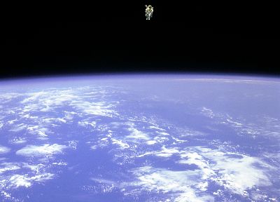 Земля, астронавты, орбиту, космос - копия обоев рабочего стола