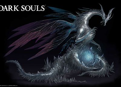 драконы, Dark Souls - случайные обои для рабочего стола