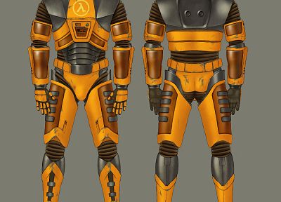 костюм, Half-Life 2, H.E.V. - копия обоев рабочего стола