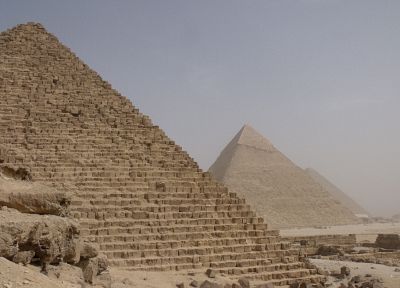 Египет, пирамиды, Великая пирамида в Гизе - случайные обои для рабочего стола