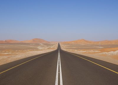 пустыня, дороги, пустыня - оригинальные обои рабочего стола
