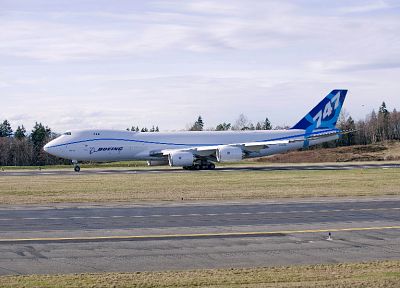 самолет, Boeing 747 - оригинальные обои рабочего стола