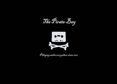 The Pirate Bay, темный фон - оригинальные обои рабочего стола
