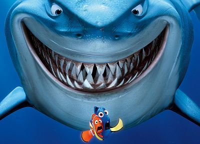 Pixar, В поисках Немо, акулы - оригинальные обои рабочего стола