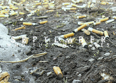 грязь, сентябрь, сигареты - копия обоев рабочего стола