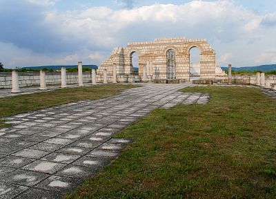 руины, Болгария, Большой базилики - обои на рабочий стол