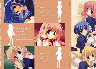 Чтобы сердце, аниме, To Heart 2, Lifa, Silfa, Kouno Харуми - копия обоев рабочего стола