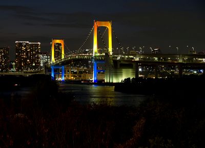 Токио, Радужный мост - обои на рабочий стол