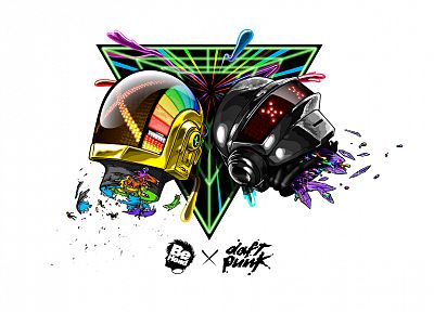 Daft Punk, иллюстрации - оригинальные обои рабочего стола